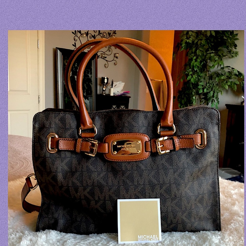 NWOT Michael Kors large Hamilton bag